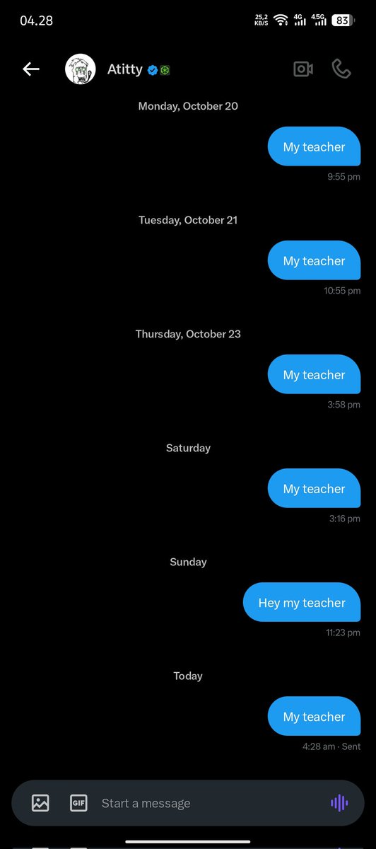 Still not replied 🥲