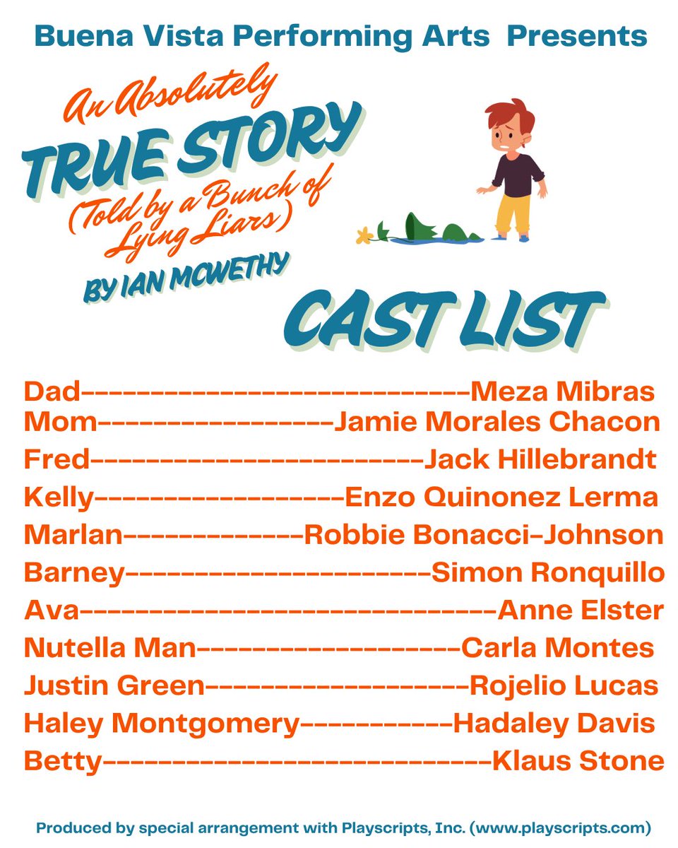 Buena Vista Drama Department tweet media