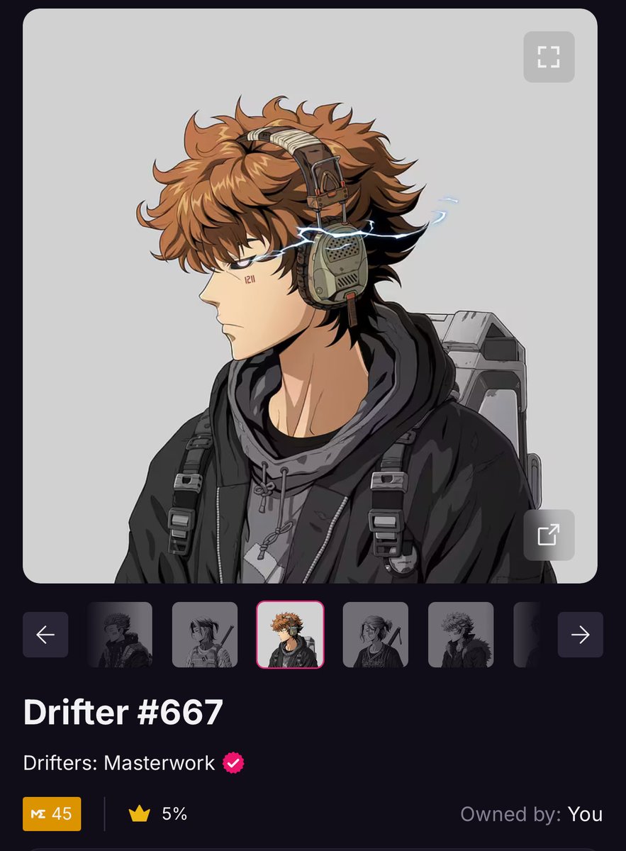 unholygrai1's tweet image. Ok ok fine! You Drifters guys are persistent as hell lol. Just grabbed a rare one (#45) that looks pretty cool. @driftersEXE