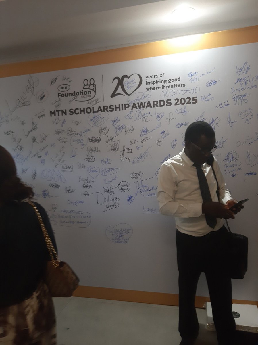 Today, I was inducted into the MTNF Alumni body to continually inspire greatness with the grand opportunities they provide. I am glad. Moreso, I am grateful <a href="/MTNNG/">MTN Nigeria</a> for setting people up for growth, in music,  entrepreneurship, healthcare and other ramifications. Thank you!