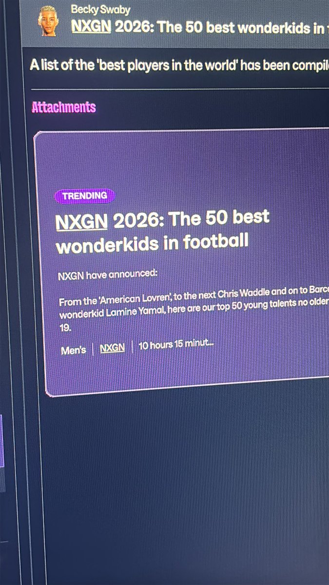 The next who😂😂😂 #FM26