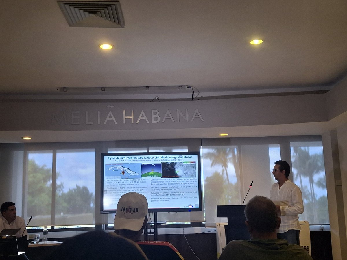 margaritaCuest7's tweet photo. VI Taller Nacional de Seguridad Frente al Rayo, #APCI e #ISMET expusieron ponencias interesantes, criterios de diseño, estudios y modelaciones de variables para soluciones ➕ acertadas de diseño y toma de decisiones. #AlertasYPreparados #UnidosXCuba @ETECSA_Cuba @etecsa_dvpe https://t.co/DxPYYhTdwh