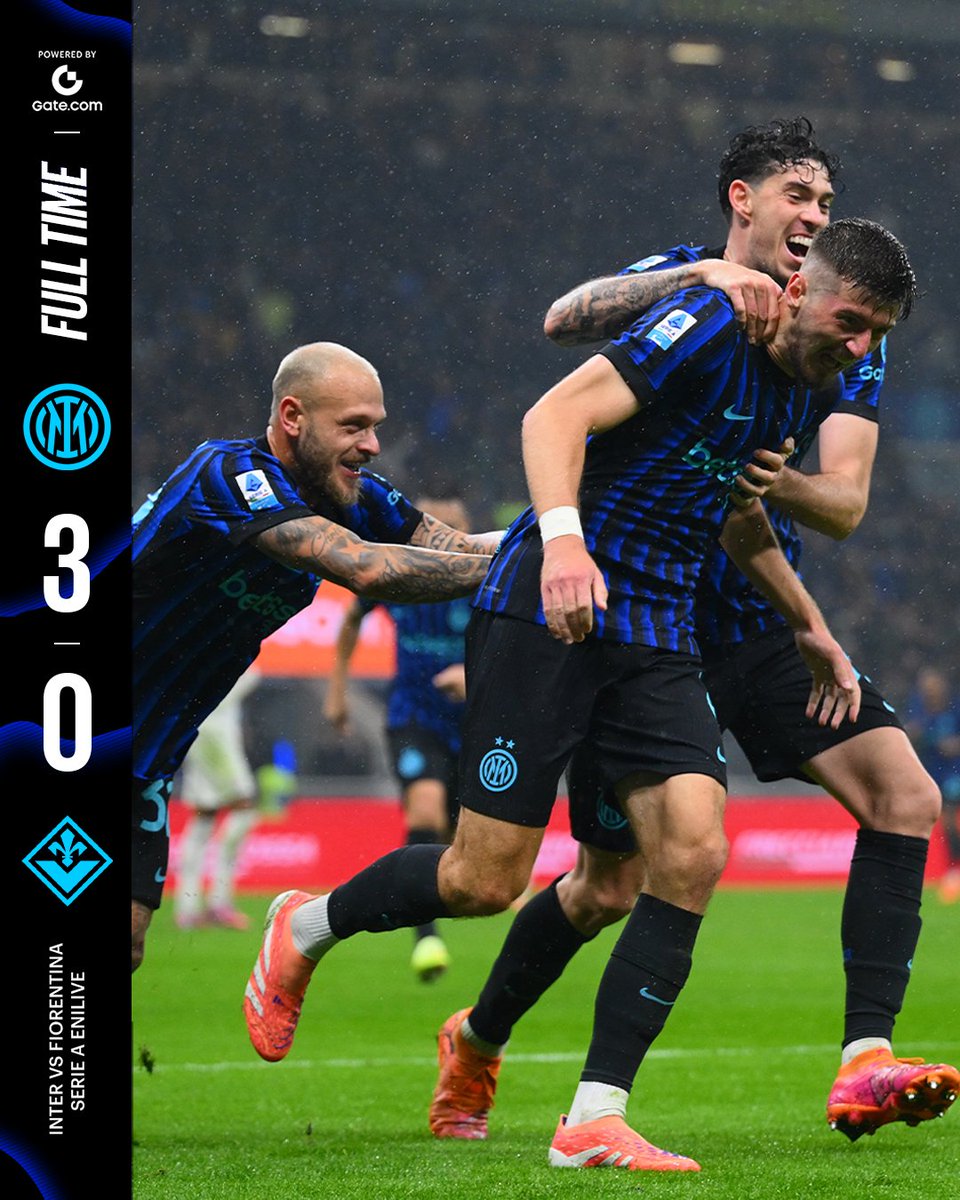 3️⃣⚽🟰3️⃣📊

#InterFiorentina | <a href="/Gate/">Gate</a>