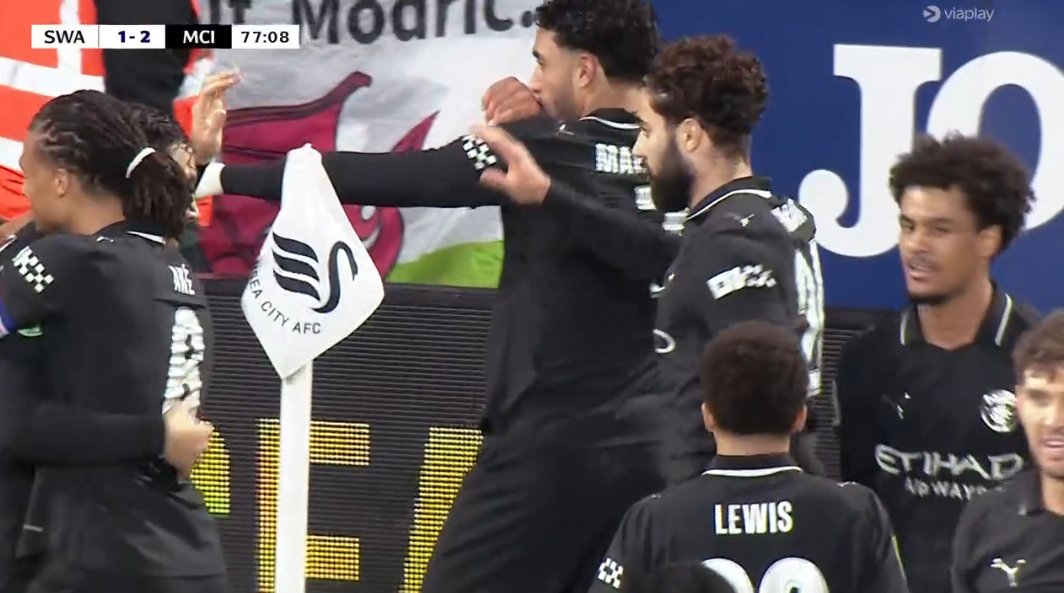 foet247europa's tweet image. Swansea 1 Manchester City 2. Omar Marmoush #SWAMCI #CarabaoCup