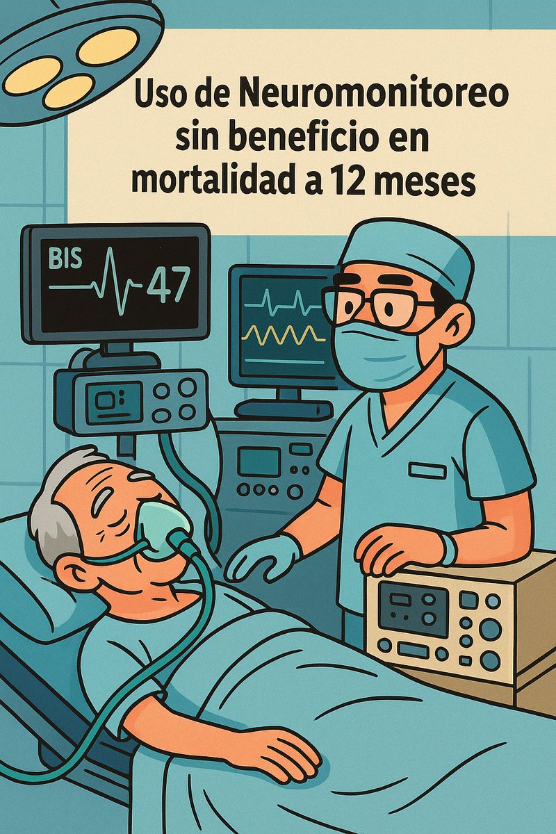Para los que dicen: sin neuromonitoreo de hipnosis no se puede dar anestesias generales: TIVA/ balanceada
#AventhoAnestesia #Aventho #SMMCE #SAML

“Bispectral Index–Guided Anesthesia for Older Patients Having Non-Cardiac Surgery: A Randomized Multicenter Trial”

Ensayo clínico