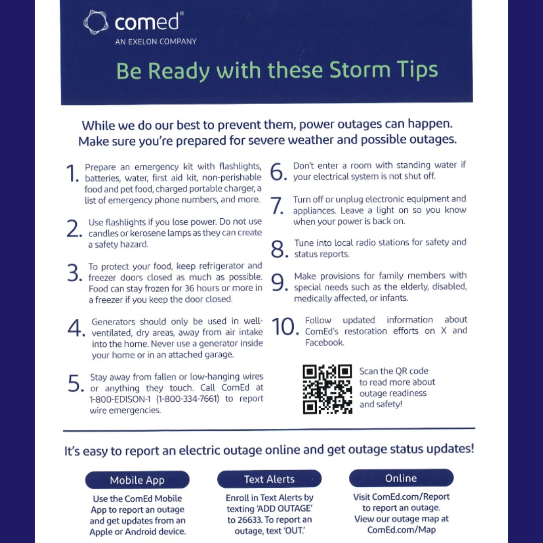 ⚡ ¡Kits gratuitos de preparación para tormentas para los residentes de Kankakee! ⚡

ComEd ofrece 400 kits Storm Ready gratuitos a los residentes de Kankakee, ¡disponibles hasta agotar existencias!

👉 Regístrese aquí: citykankakee-il.gov/departments/es…

#CiudaddeKankakee #ComEd #Apoyo