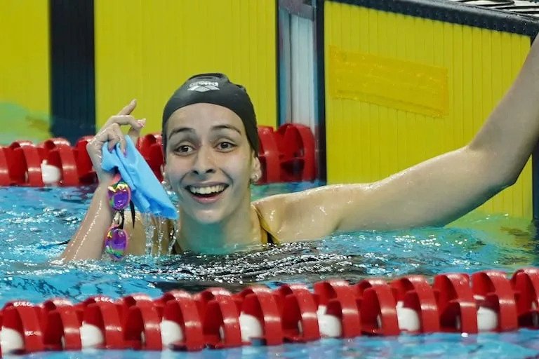 TomasRodriguezC's tweet image. 🔷️CAMPEONA EN EL NACIONAL DE BRASIL🔷️

🏊‍♀️ Malena Santillán 🇦🇷 se quedó con los 200 espalda en el prestigioso Trofeo Finkel.

🥇 2:12.51 para la dueña del récord sudamericano.