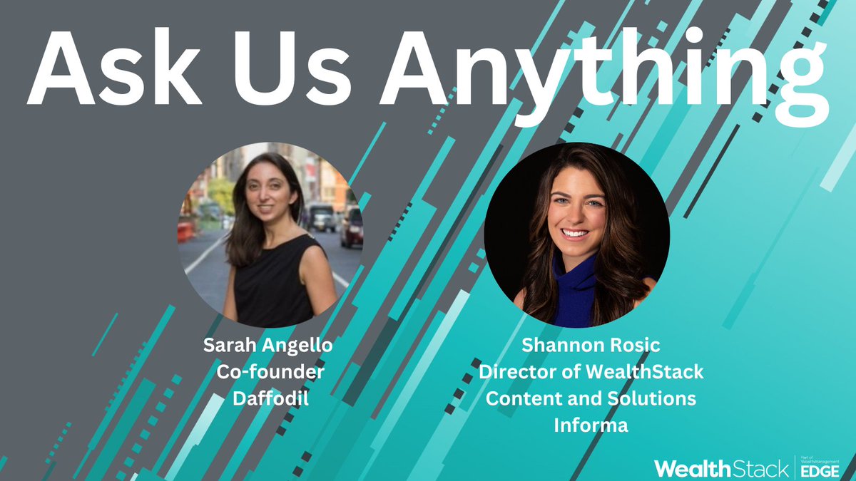 This Friday! I'm chatting with Sarah Angello, Co-Founder of Daffodil, to explore how tech is revolutionizing charitable giving. Be sure to Ask Us Anything and drop your Qs below ⬇️
