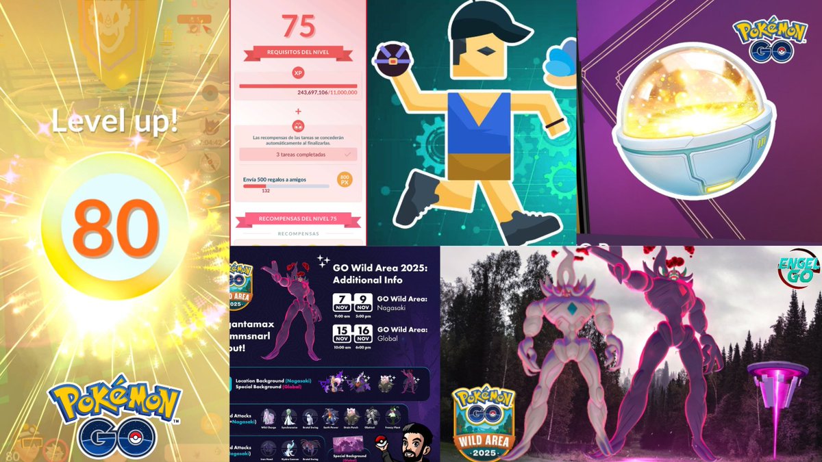 engel_go's tweet image. 🆙🎫 Llegando a nivel 80 + Sorteo Tickets Área Silvestre Pokémon GO + Pase Deluxe + Licencias PGTools
youtube.com/live/ohtRVLD9l…

✅ Directo ahora con Engel GO!
➡️ Dejen su Like ♥️ , suscríbanse y compartan! 🙌🏼

#PokemonGO