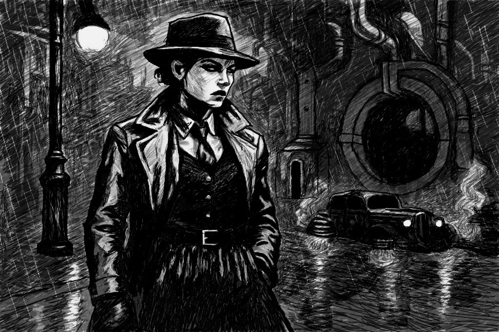FearlessAle18's tweet image. My fan art of Gia Randazzo, from Aether &amp;amp; Iron,
in an attempt at a Comic Noir style.
It took me quite a while, but it was worth it.

Me llevó bastante tiempo. Muy contento con el resultado!

#AetherAndIron #JustCreators
@JustAbout__ 
#FanArt #ComicNoir #drawing #dibujodigital