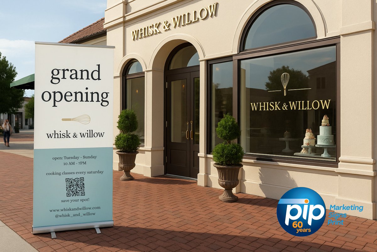 pipcorp's tweet image. Your space is your billboard. From windows to walls to walkways, turn ideas into high-impact impressions with the help of PIP. Make visibility your brand’s greatest advantage.

#PIP #Signage #Banners