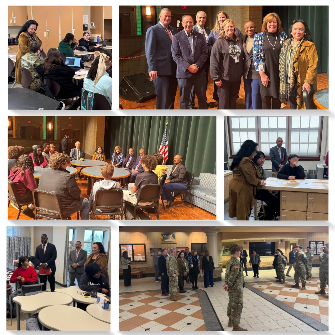 Today, Commissioner Rosa joined Regent Mannion, <a href="/SenGriffo/">Joseph A. Griffo</a>, Assemblywoman Buttenschon, and local school leaders at <a href="/romecsd/">Rome City School District</a> and Utica CSD to celebrate regional collaboration and spotlight innovative practices that support student success. #NYInspires #PortraitOfAGraduate