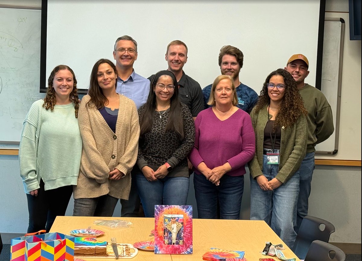 VernerisLab's tweet photo. Surprise Grateful Dead themed birthday celebration for Mike! https://t.co/LxThhm4i1V