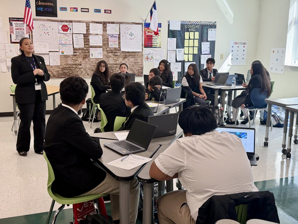 We were honored to host TX Rep. Linda Garcia as our Principal for a Day! She shared her journey, insights on leadership, and the importance of civic engagement. An inspiring day for our students! 💚 #PFAD25 <a href="/dallasschools/">Dallas ISD</a> <a href="/DrReyC/">Dr. Rey Cervantes</a> <a href="/lindafortexas/">Representative Linda Garcia</a> <a href="/DRC/">Dallas Regional Chamber</a> #Region4SayNoMore