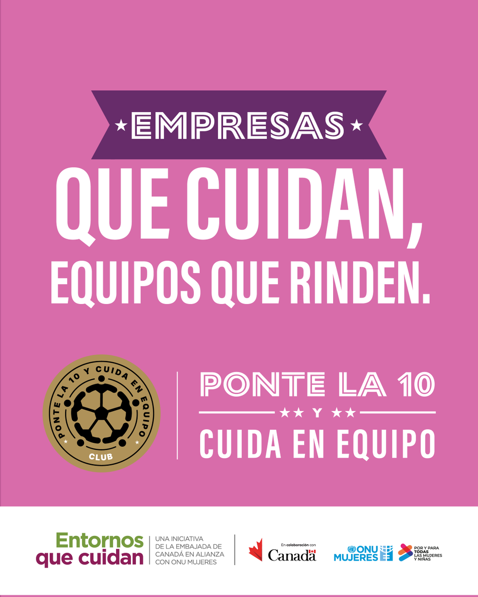 MmYoPuedo's tweet photo. ¡Es hora de que tu empresa se ponga La 10! ⚽️
La flexibilidad, las licencias y el bienestar son pases al gol de la igualdad.
Cuando los hombres cuidan, toda la sociedad gana.
#PonteLa10 #CuidaEnEquipo #EntornosQueCuidan https://t.co/oAIxbaXrQU