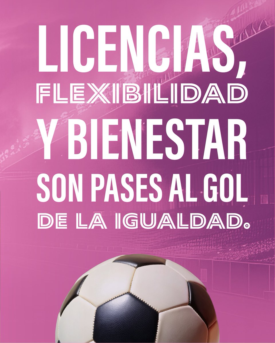 MmYoPuedo's tweet photo. ¡Es hora de que tu empresa se ponga La 10! ⚽️
La flexibilidad, las licencias y el bienestar son pases al gol de la igualdad.
Cuando los hombres cuidan, toda la sociedad gana.
#PonteLa10 #CuidaEnEquipo #EntornosQueCuidan https://t.co/oAIxbaXrQU