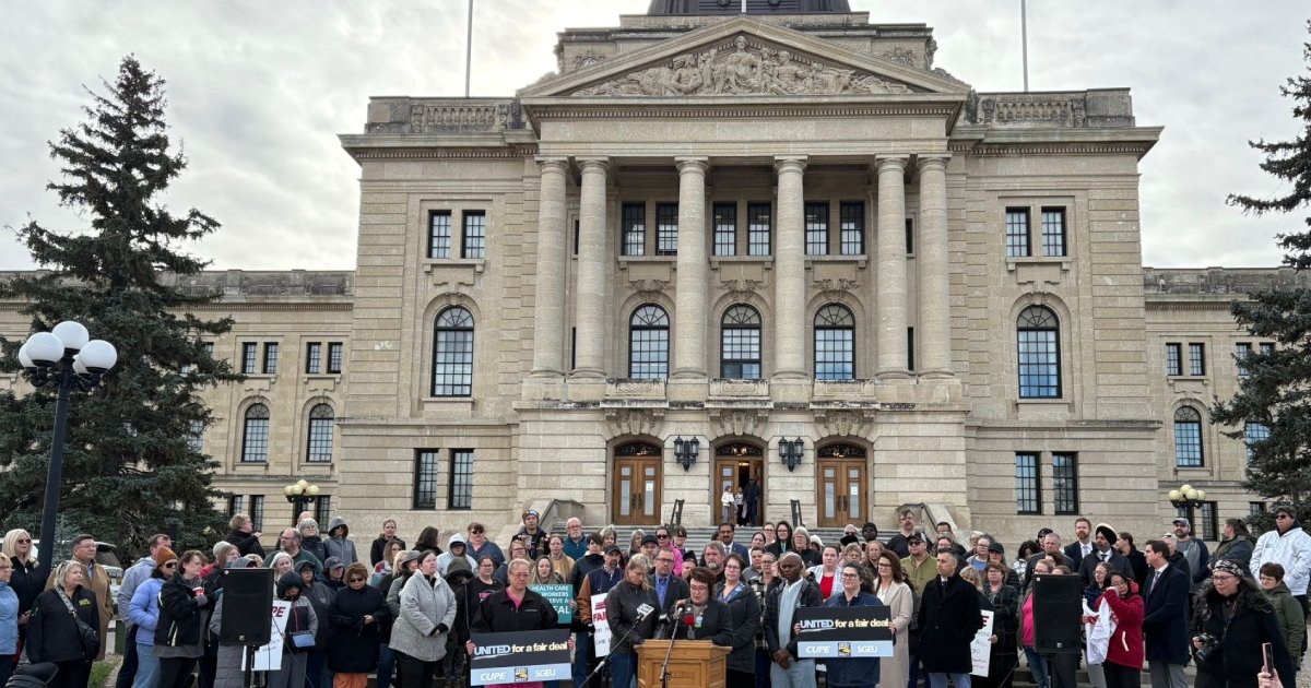 Health providers at the legislature to call for better workplaces and better health care #skpoli sk.cupe.ca/2025/10/29/hea…