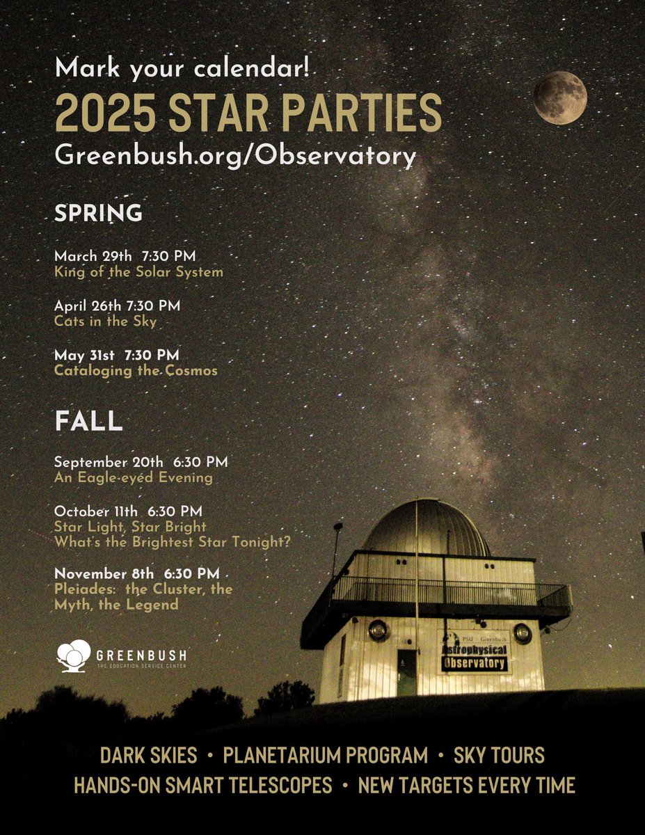 Observatory Star Party: November 8th at 6:30
November 8: hubs.la/Q03QR9B-0"