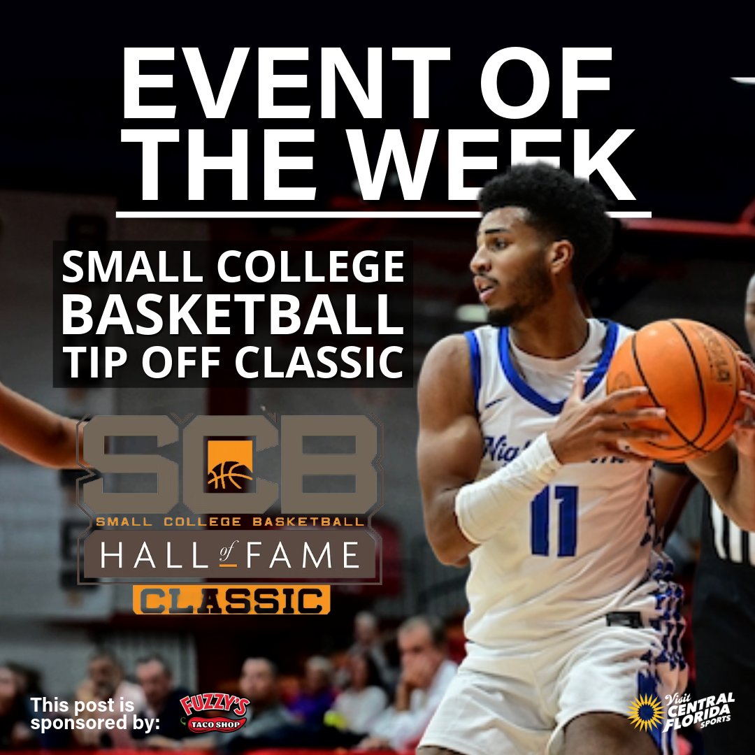 🏀 Visit Central Florida Sports: Event of the Week! 🏀
Get ready for the Small College Basketball Tip-Off Classic happening October 31 – November 2 at Florida Southern College in Lakeland, FL!
Catch the action courtside and explore everything Polk County has to offer. 🌴