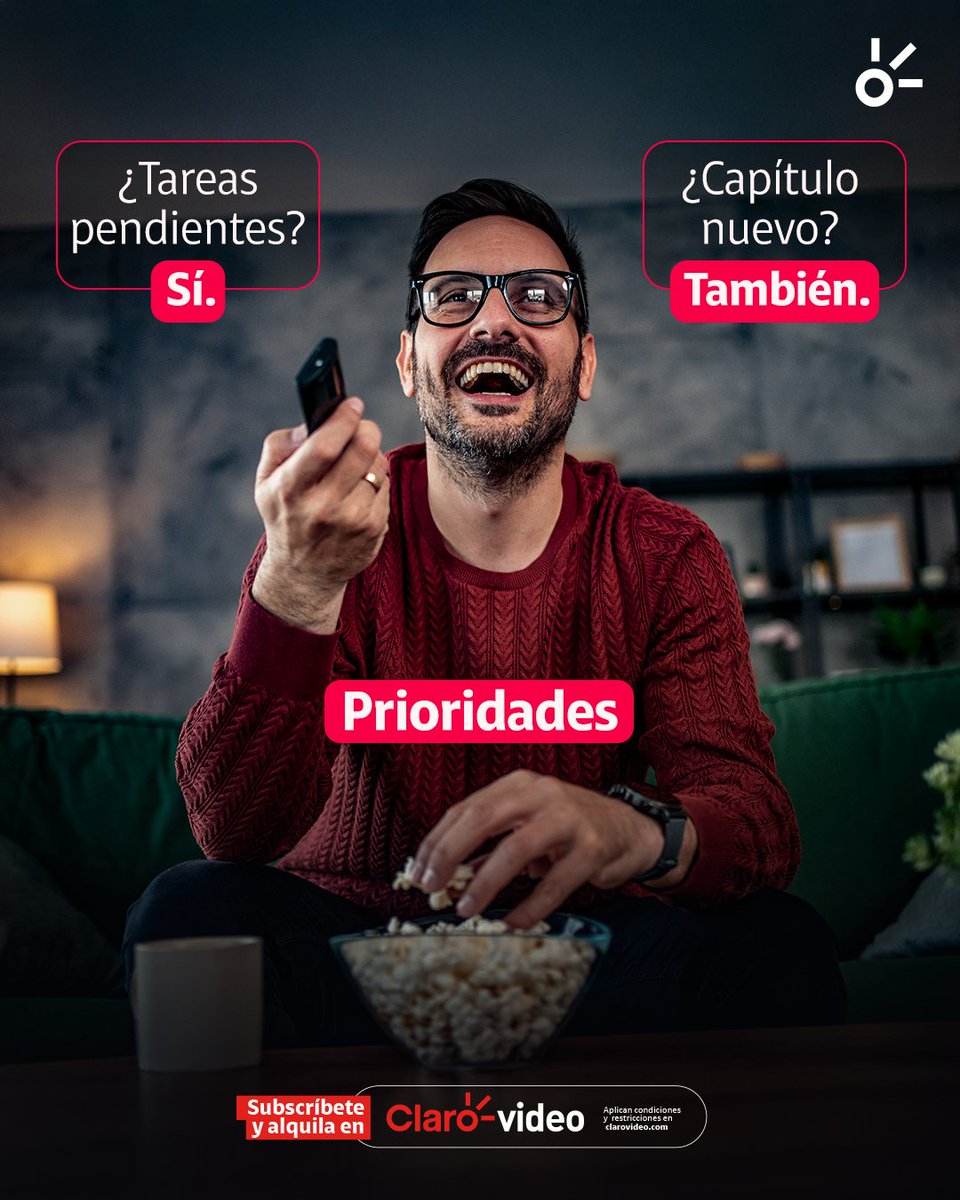 Porque la productividad también necesita descansos 😉 Tomate un break con Claro video: bit.ly/4oME7TD 
#ModoRelax #ClaroVideo