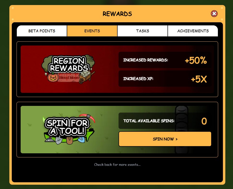 Testing special events for <a href="/crittersquest/">Critters Quest</a> constantly 

When the game goes live in mainnet - there is going to be alot of things happening 😁
