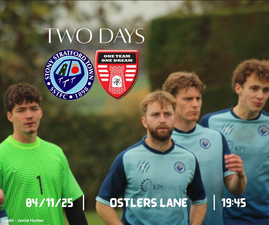 Stony_Football's tweet photo. 🗓️2 DAYS TO GO🗓️

Less than 48 Hr's till kick-off!

We are back at home on Tuesday as we take on Totternhoe FC!

🕑 7:45PM Kick-off
📍 Ostler's Lane (MK11 1AR)
🎟️ £3 Entry / U16 Free
🆚 Totternhoe FC https://t.co/TBMqwRWLXl
