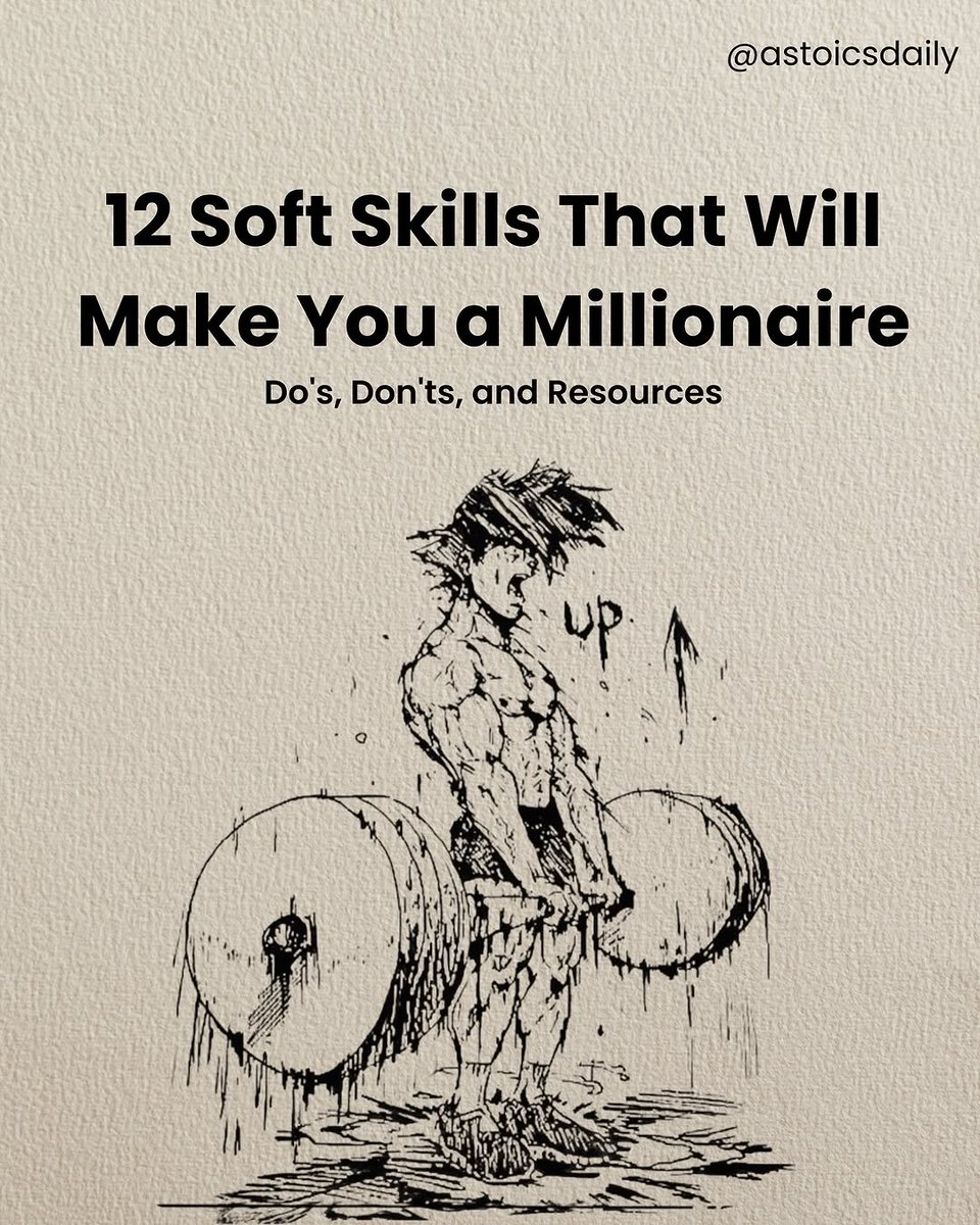 12 Soft Skills That Will Make You a Millionaire:

~Thread~