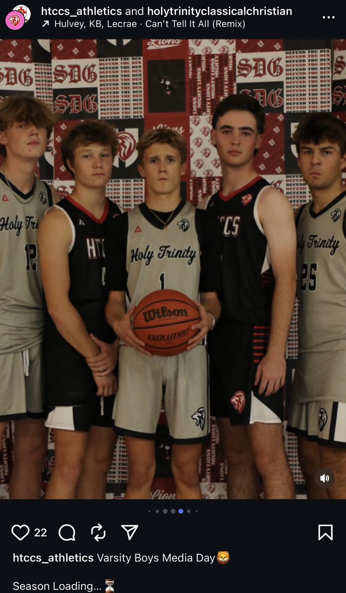 New Alli threads looking sharp over at Holy Trinity! Good luck this season, Lions 🏀
<a href="/JohnsonLambe/">Johnson Lambe Sporting Goods</a>
