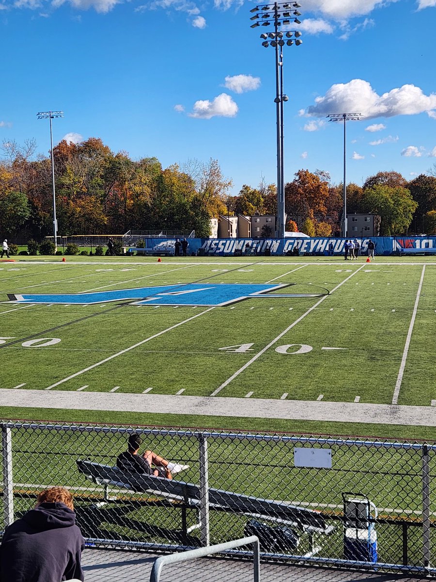 Had a great time at Assumption this weekend. Thanks <a href="/danwilliamsfb/">Coach Williams</a> for the invite!