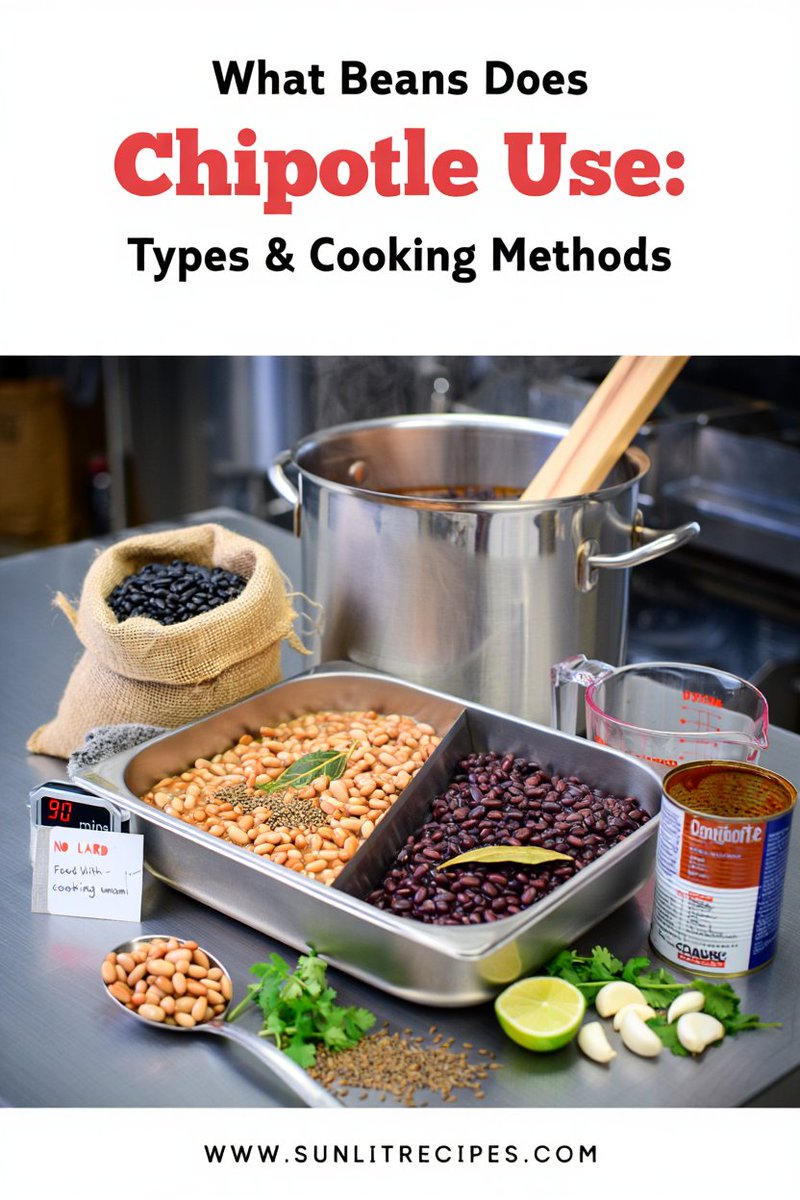 SunlitRecipes's tweet image. 🌯 Chipotle beans secret revealed! Learn how to make their signature black beans and pinto beans at home. Perfect for meal prep or quick dinners! #ChipotleHack #FoodieTips
👉Full Guide: sunlitrecipes.com/2025/03/what-b…