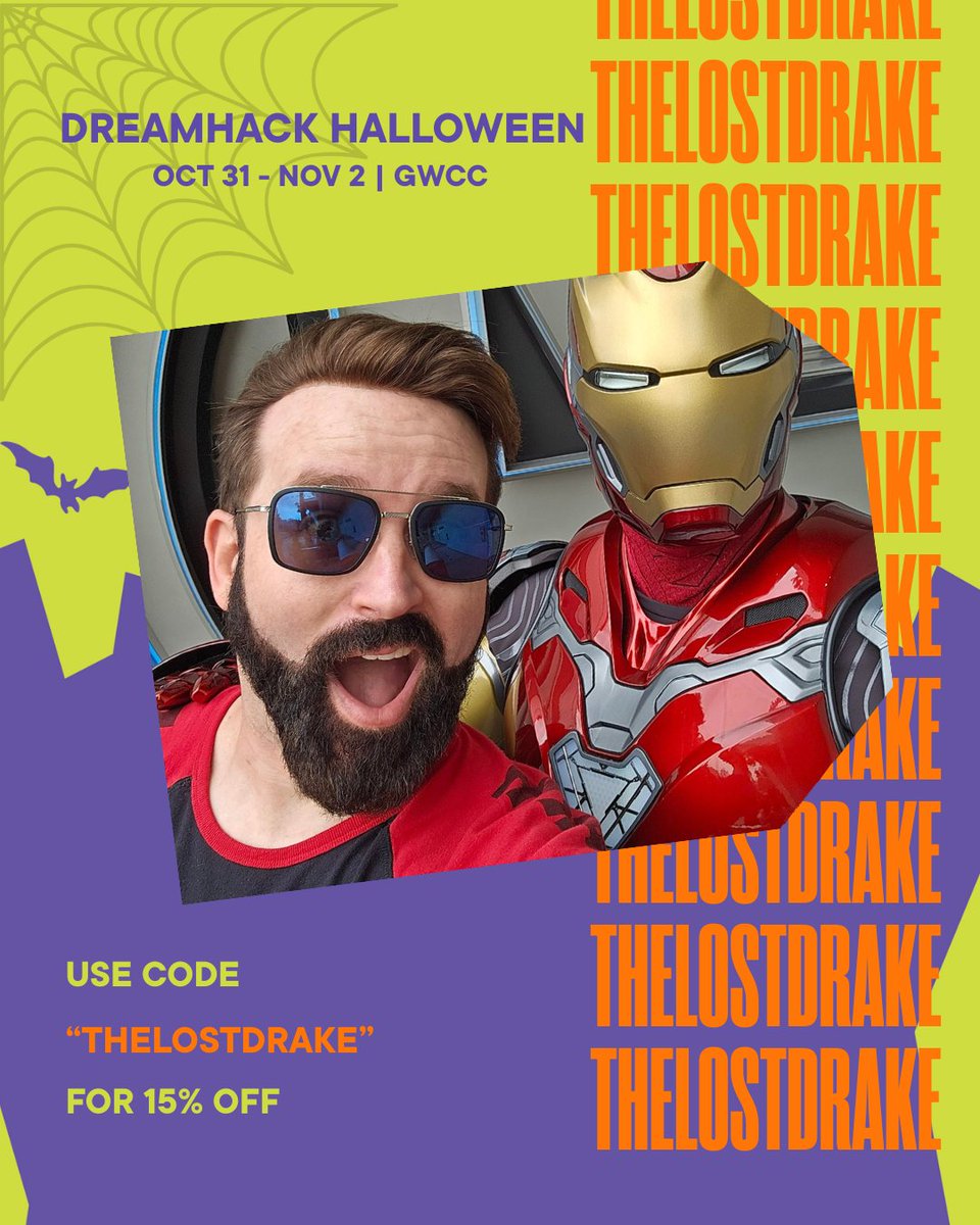 TheLostDrake's tweet image. YO ATLANTA — IT’S GO TIME!
I’m rolling into @DreamHackNA ATLANTA TOMORROW and it’s about to be INSANE!

If you STILL don’t have your ticket… what are you even doing?! Grab it NOW and use code “TheLostDrake” for 15% OFF.

I’ve got SWAG, GOODIES, and a TON of surprises ready to…