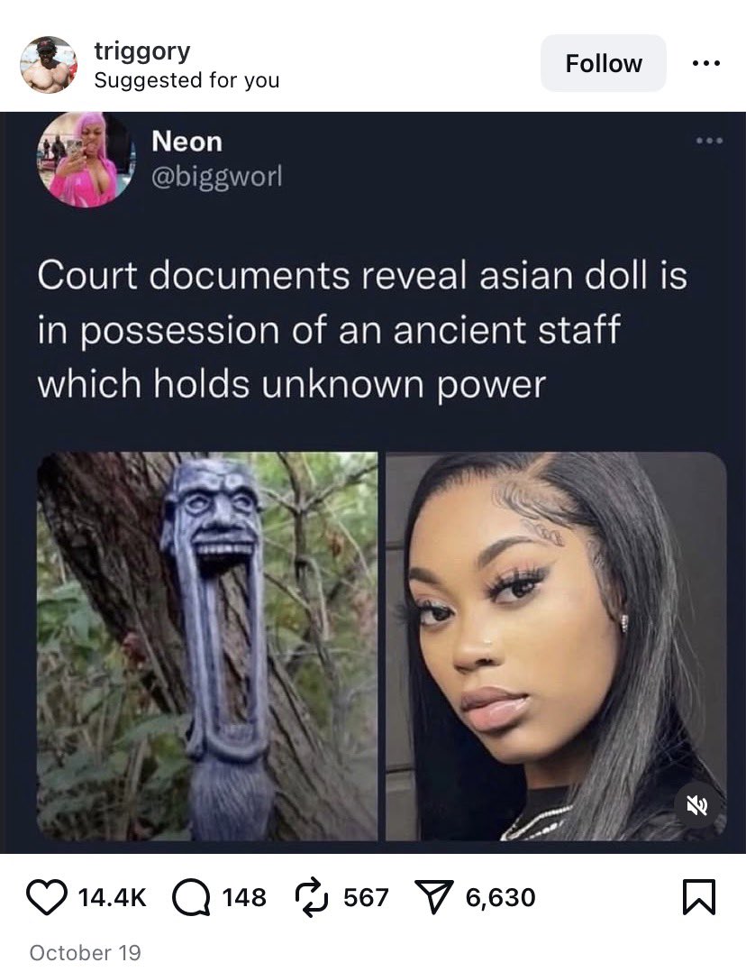 wtf people say anything <a href="/AsianDaBrattt/">ASIAN DOLL 🧚🏾‍♀️</a>😭😭😭