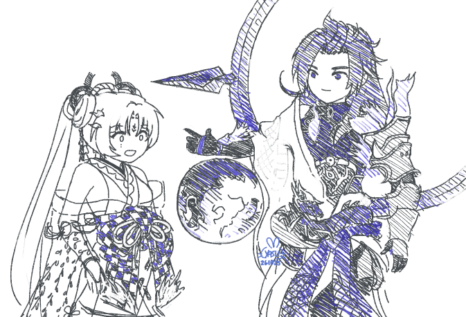 tokkiyasu's tweet photo. Days 26-29
Space, Fried, Villain, Bubble

#Onmyoji #Shiranui #SPSusabi #Izanami #Koi #Onmyojitober2025 #Fanart https://t.co/eE1Hfh2fHw