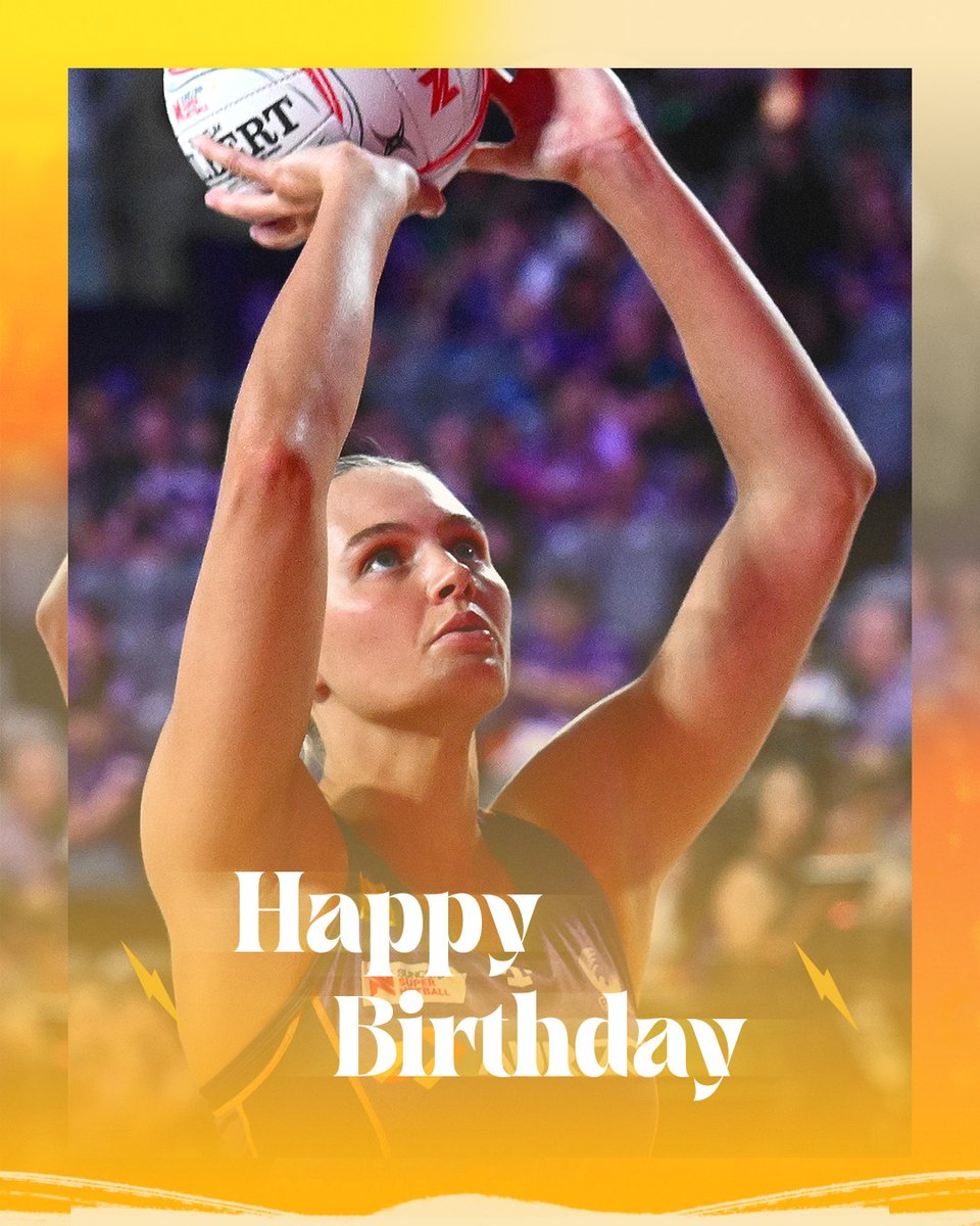 sc_lightning's tweet image. Happy bday to our newest recruit, Tippah! Not too long until you&apos;ll see her in Lightning colours ☀️🥳