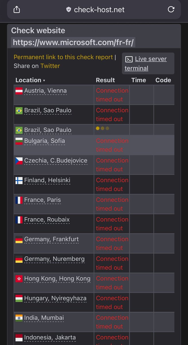 Aws la semaine passée, puis Azure ce jour, ça fait 2 CSP 🇺🇸 subissant un incident majeur !
GCP la semaine prochaine ?