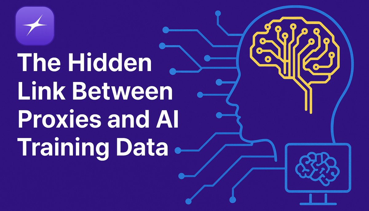 flashproxy_'s tweet image. AI runs on data, and proxies make it possible.
Discover how proxies power the world’s smartest AI systems in our latest blog 👇
flashproxy.com/blog/the-hidde…
#AI #Proxies #FlashProxy