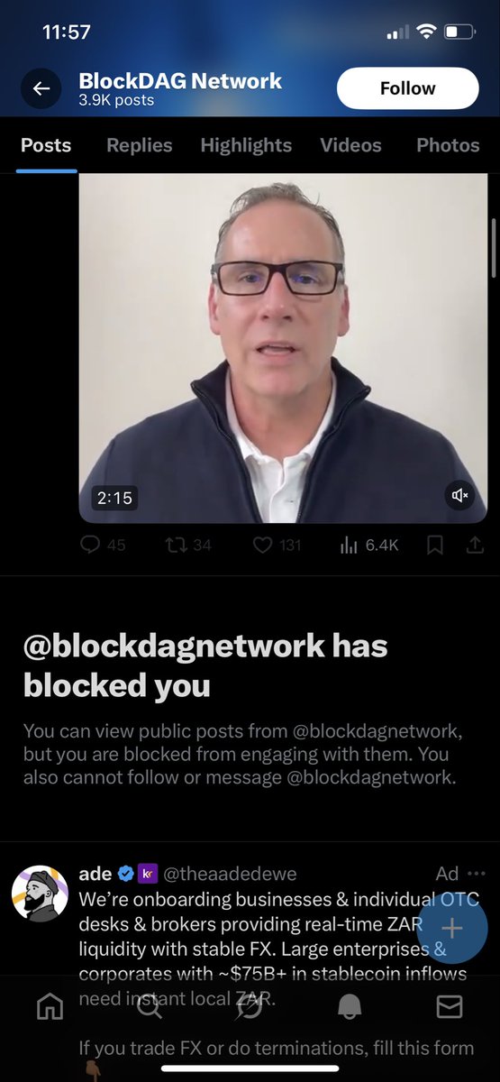 My10centsguy's tweet image. As expected, instead of responding to early investors who have questions related to their contributions being diluted, @blockdagnetwork just block you! 

#BlockDAG #Bullshitters #trustbroken