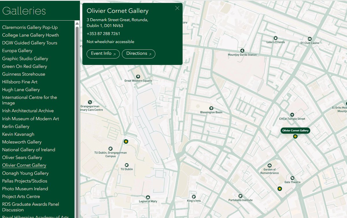Dublin Gallery Weekend 2025 - The Map
dublingalleryweekend.ie/map/
#oliviercornetgallery