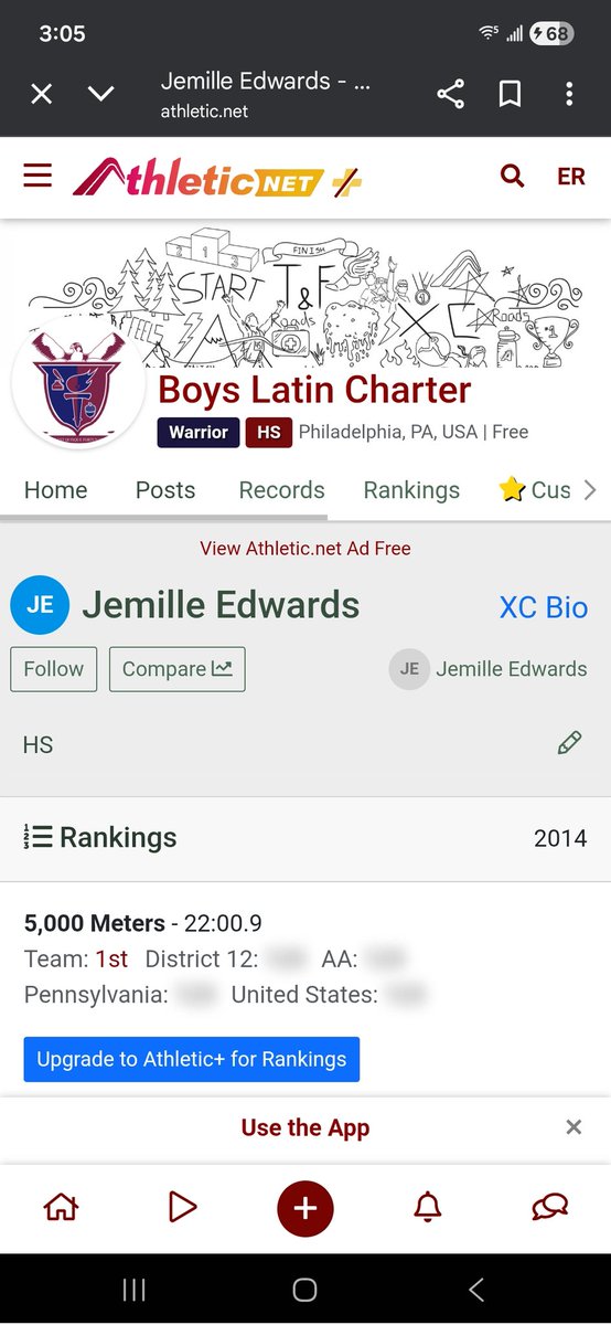 Real1nesOnly's tweet photo. Skrilla be lying his ass off. This only records he break were his own. The best ever placed was in the top 50 in PA 😆 https://t.co/vQGlgp2vVQ