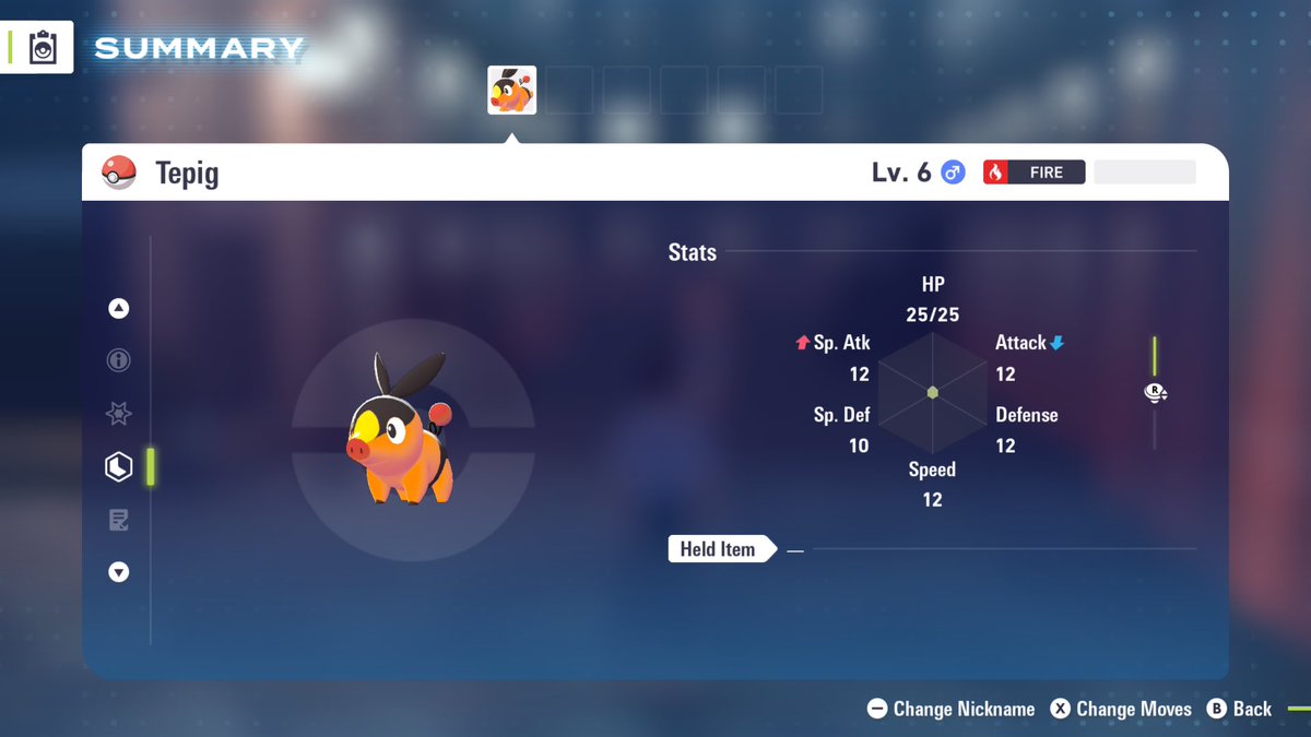 KAL0SSPR0F3SS0R's tweet image. || I’m obviously goin’ for my boi Tepig for my first go! But the game made him Modest and I can’t disable auto save to reset scum… 🙄