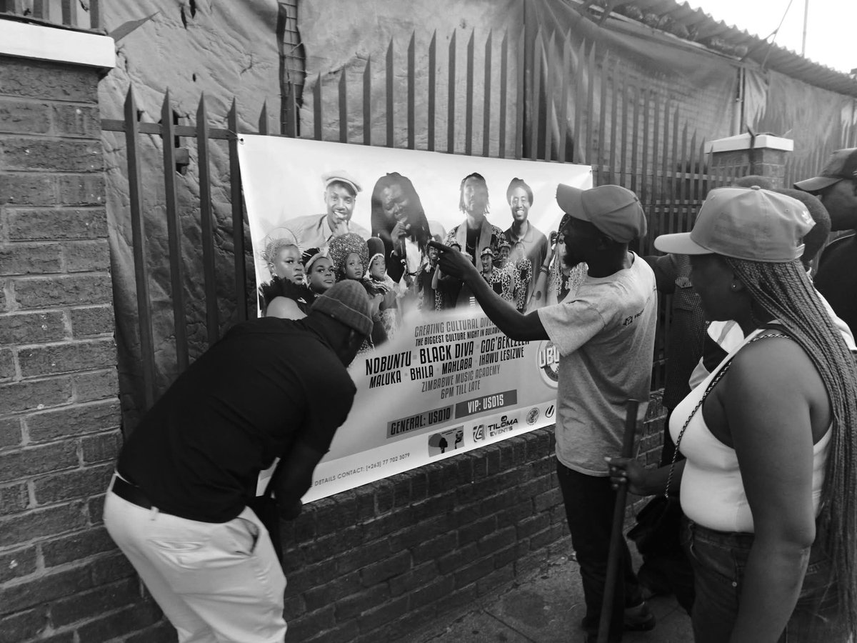 While inserting banners, I had a reality check nd discovered that people don't know about us at all 🤔. I kept introducing myself, saying my name is Bhila and I'm a musician 😆. 

This is a chance to know about the music we create.  20 December at Zimbabwe Music Academy. #Ubuntu