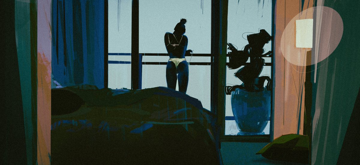 joviano_costa's tweet photo. ZOLA (2020) - Movie Study. #cinematicpainting #digitalpainting #colorkey https://t.co/Q40yTRDiI5