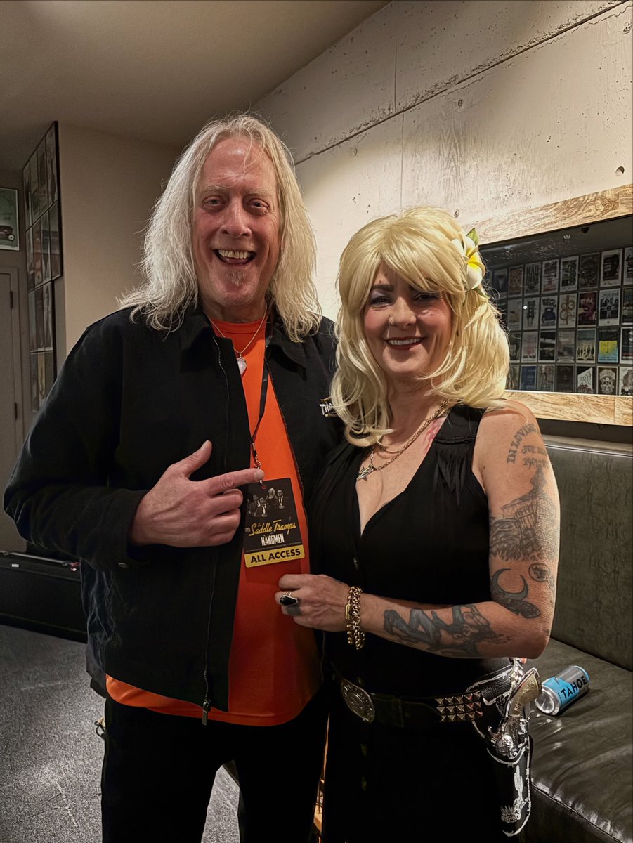 Backstage with Suzi Switchblade of the Saddle Tramps!