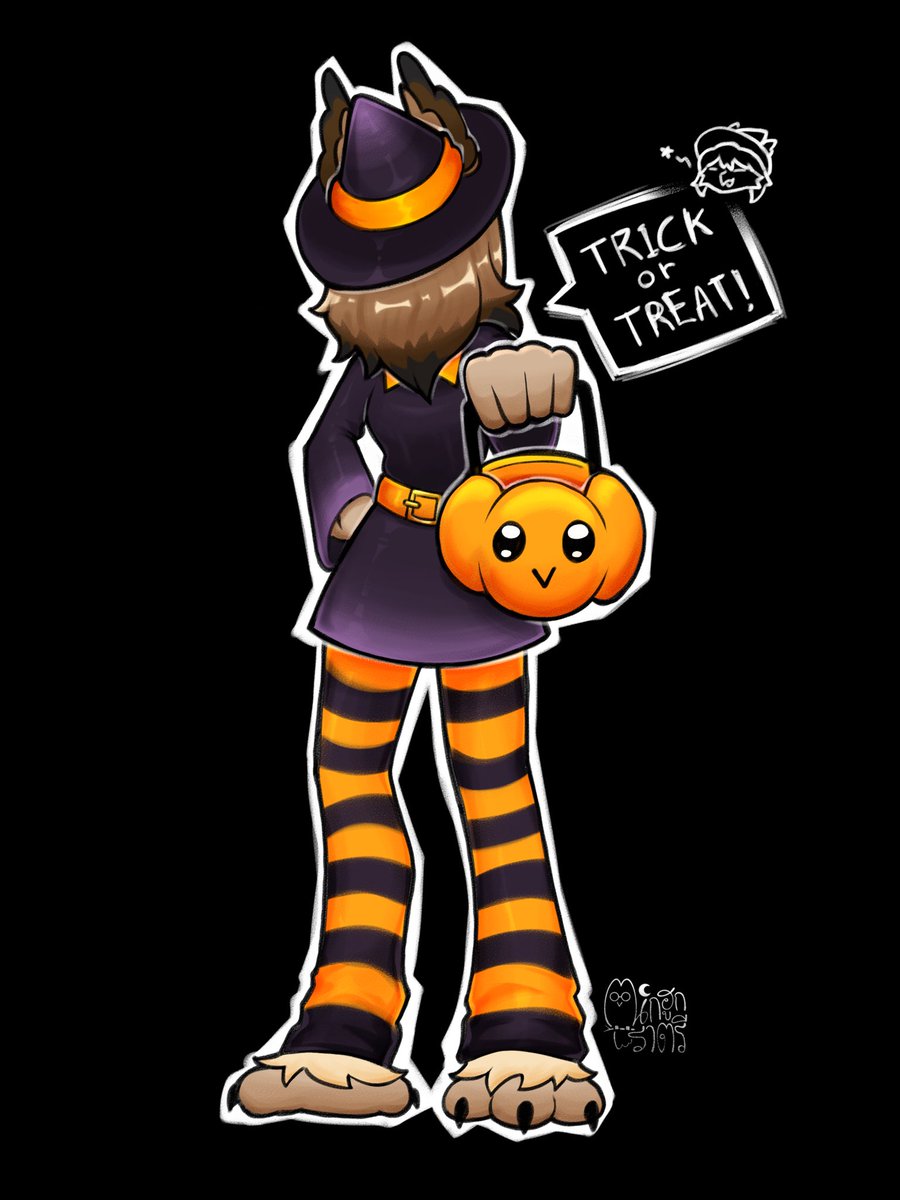 Trick🦉or treat🎃 !
#Halloween