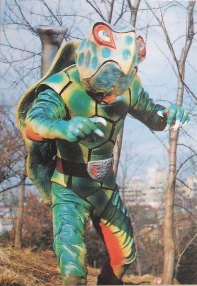 カメバズーカ 仮面ライダー 怪人ソフビ ポピー ポピー カメバズーカ 仮面ライダーV3 怪人 ミニミニ ソフビ。 #玩具