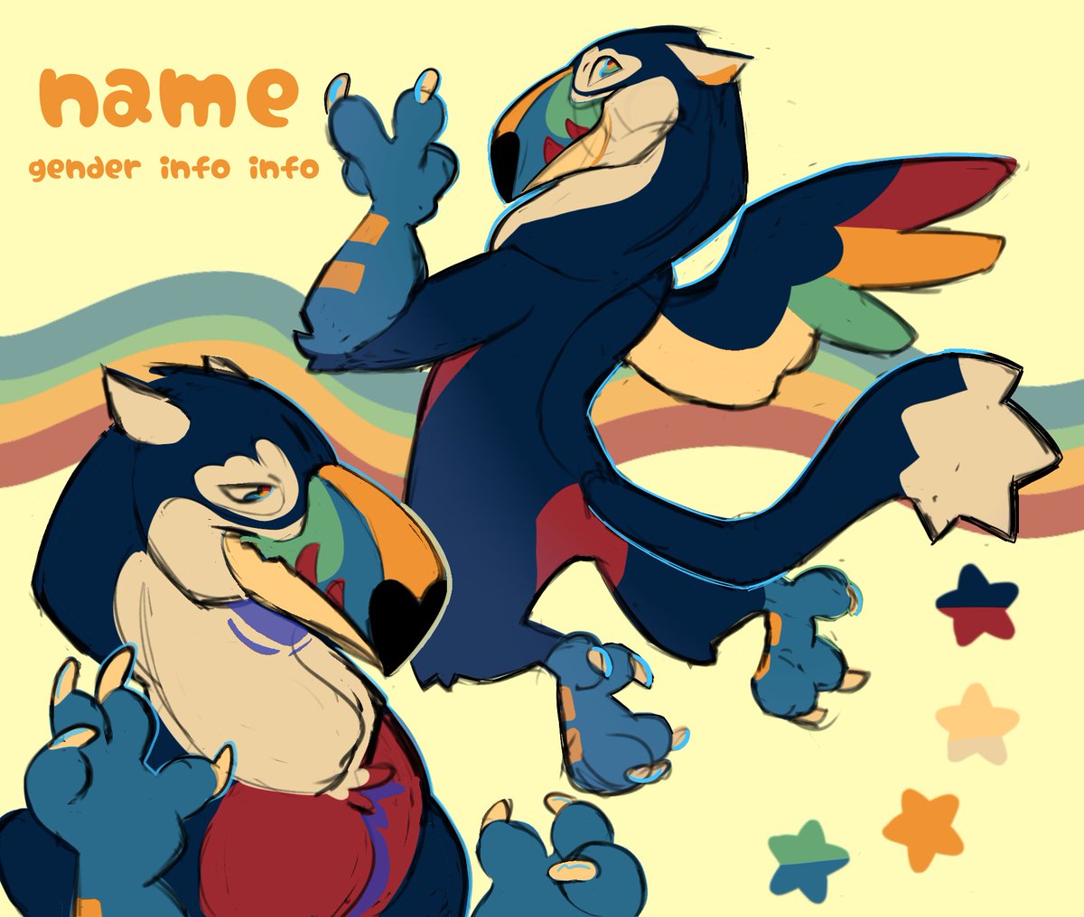 🌈RETRO TOUCAN PREMADE 🌈
$2️⃣2️⃣0️⃣0️⃣ USD
💕Open!💕
featuring high quality techniques and materials complete with everything from a hidden zipper in the tail for easy cleaning and transportation to custom 3D printed eyes

Head fits comfortably 22-24'in
 #furry #fursuiter