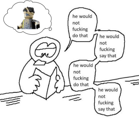 Seth mischaracterizations when someone tries to make him mean