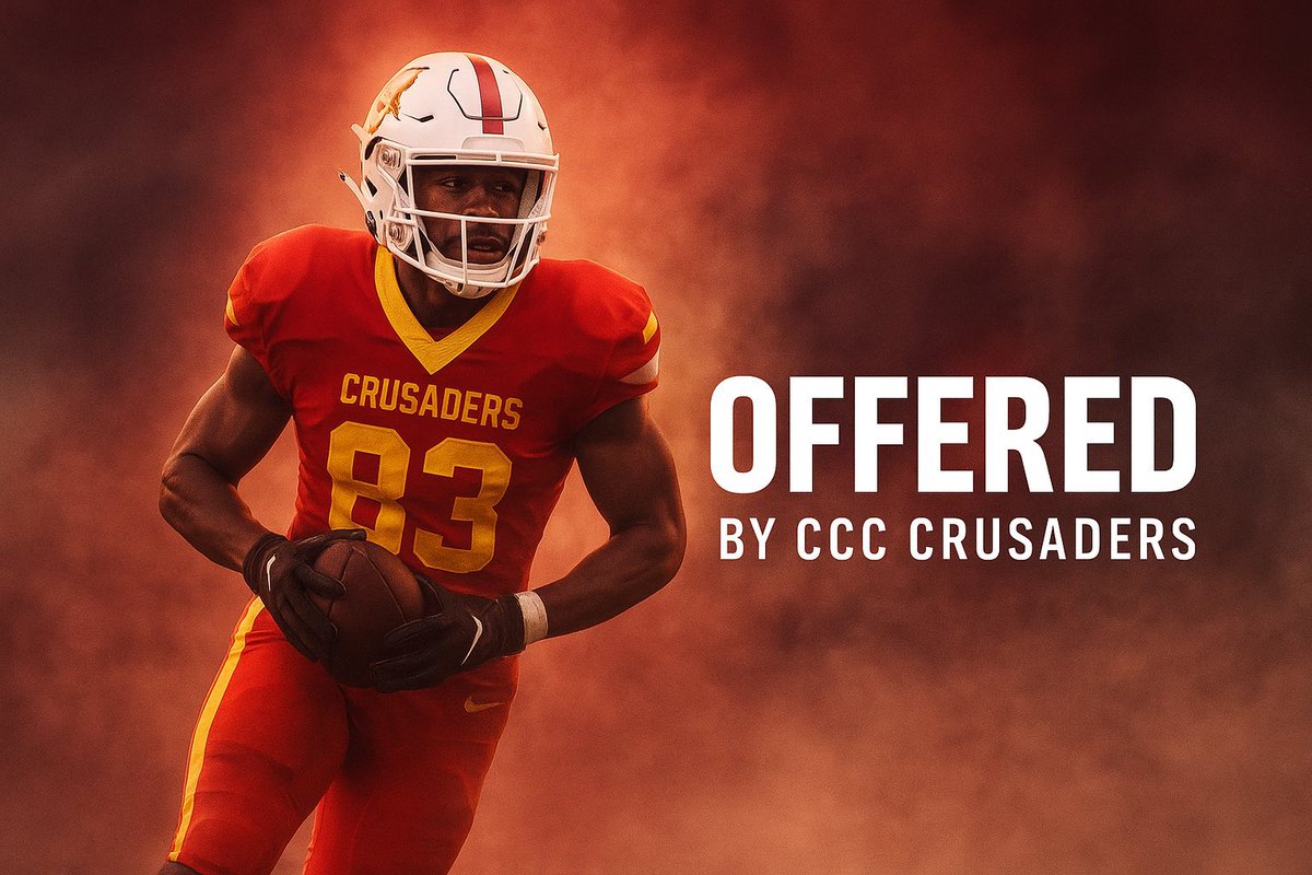 I’m beyond blessed to receive my 2nd offer from CCC Crusaders  <a href="/_CoachLou_/">Djuan Louviere (Coach Lou) 🇭🇹🏴‍☠️</a>  <a href="/WFHS_FB/">West Feliciana Football</a> ❤️💛