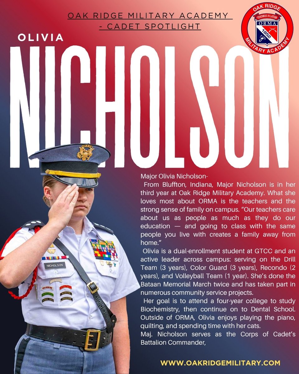 Oak Ridge Military Academy tweet media