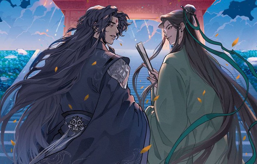 wangijis's tweet photo. danmei men looking at the love of their lives https://t.co/L9Bv0EIvbr